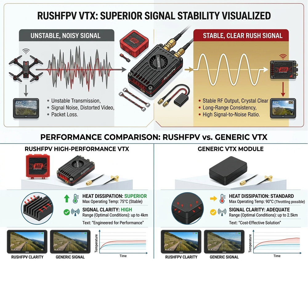 RUSHFPV RUSH MAX SOLO 2.5W / T - Rushfpv Rush Max Solo 5.8G 2.5W Vtx 리뷰 및 가격